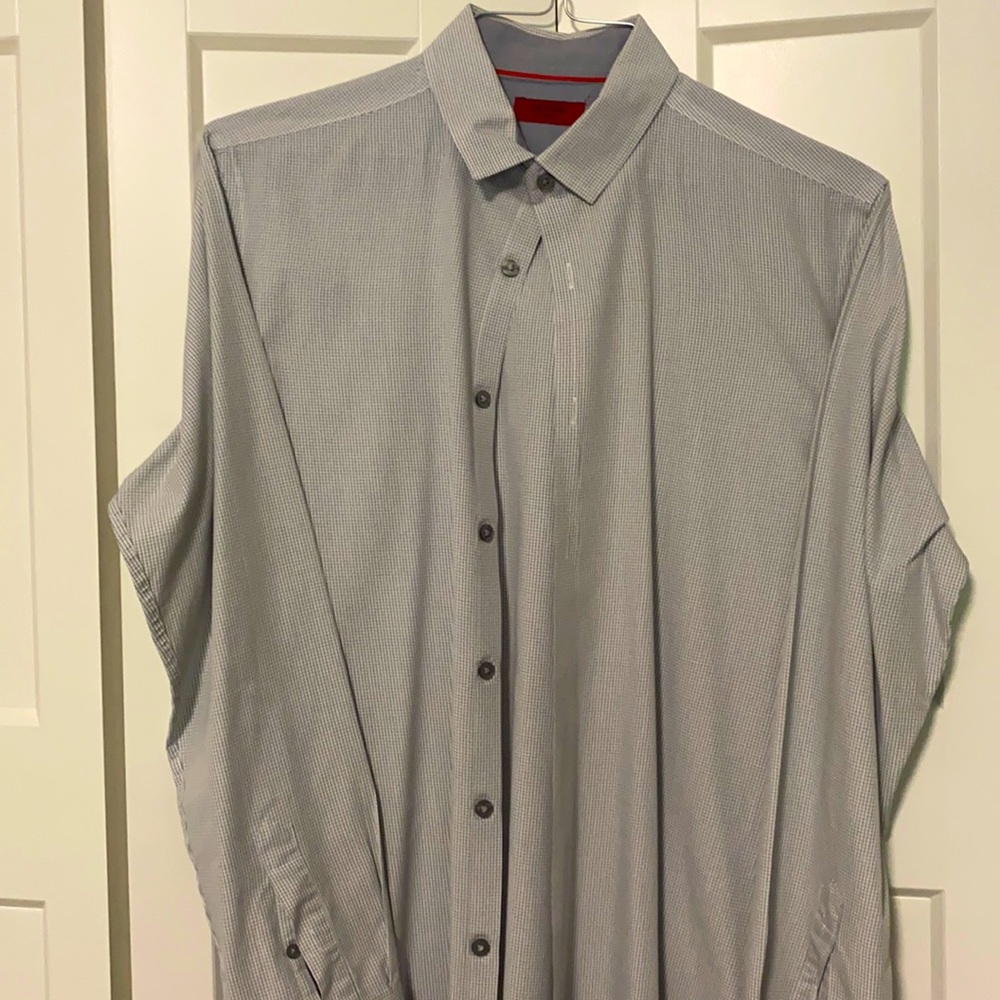 Mens M slim fit Alfani button up shirt